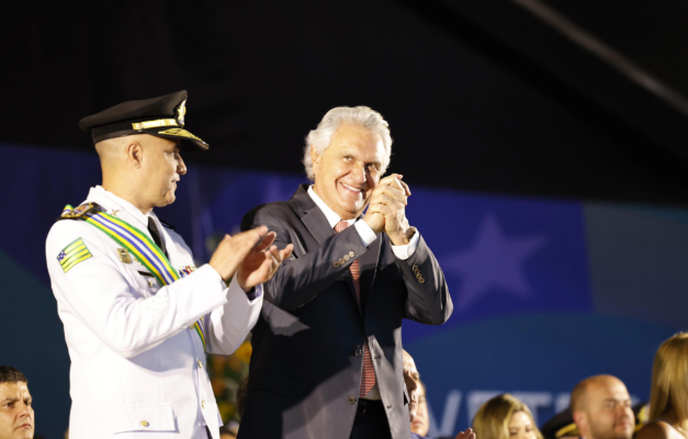 Caiado diz que Polícia Militar de Goiás é a melhor do País 