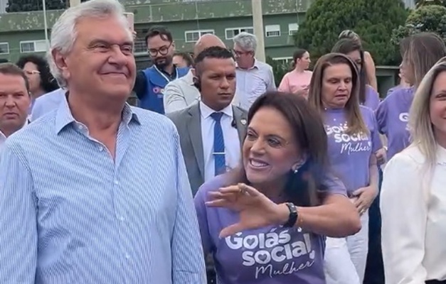 Caiado e Gracinha abrem Goiás Social Mulher 2025 em Goiânia