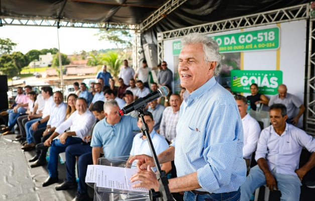 Caiado entrega restauração da GO-518 e impulsiona desenvolvimento