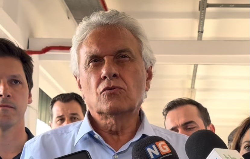 Caiado fala em "missão cumprida" ao acompanhar Leandro Vilela em Aparecida 