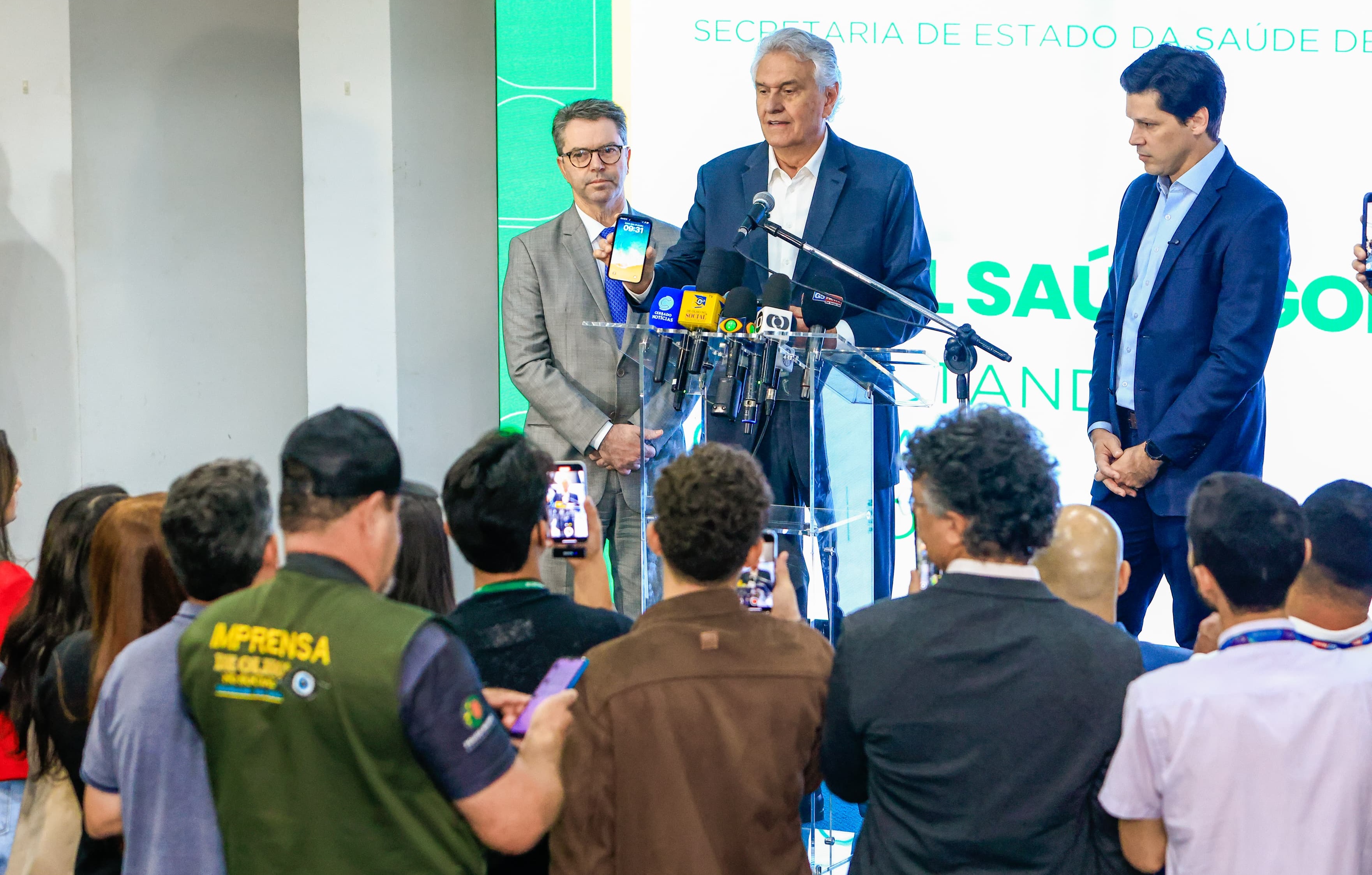 Caiado lança Canal Saúde para comunicação direta com a população