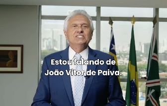 Caiado pede voto para goiano João Vitor de Paiva no prêmio iBest; veja vídeo