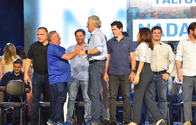 Caiado reforça apoio à reeleição de Vilmar Mariano em Aparecida de Goiânia