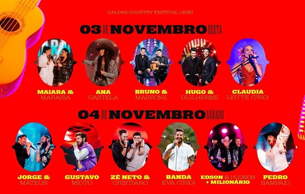 Caldas Country Festival anima Caldas Novas com quatro dias de festa 