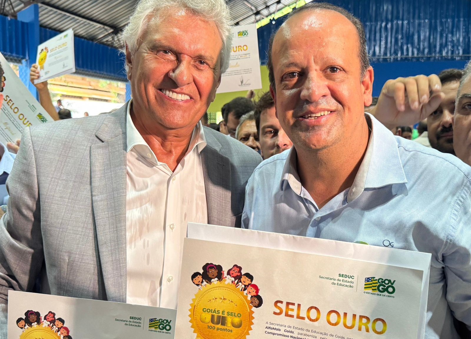 Caldas Novas conquista Selo Ouro Nacional em alfabetização infantil