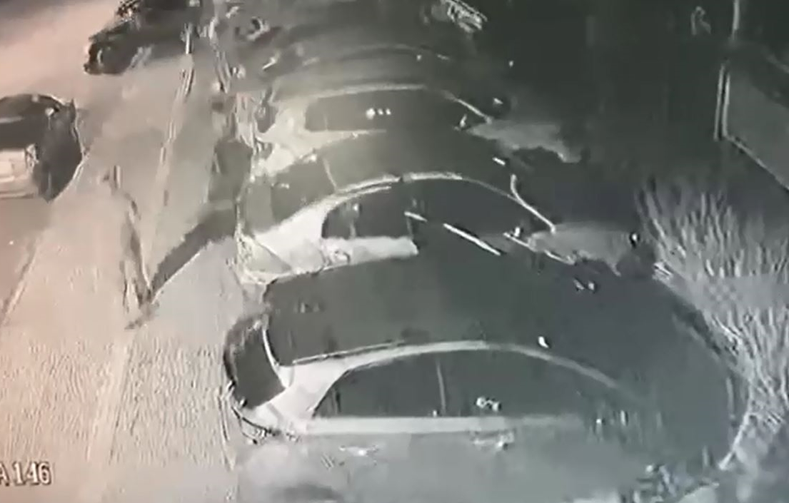 Câmera registra suspeito de matar jovem em frente a boate em Goiânia 