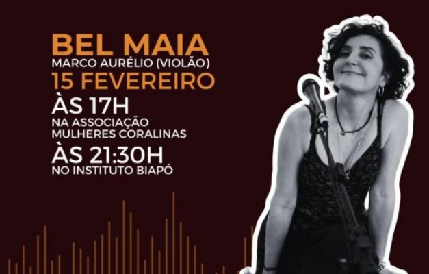 Cantora Bel Maia é atração do projeto Diálogos Musicais na cidade de Goiás