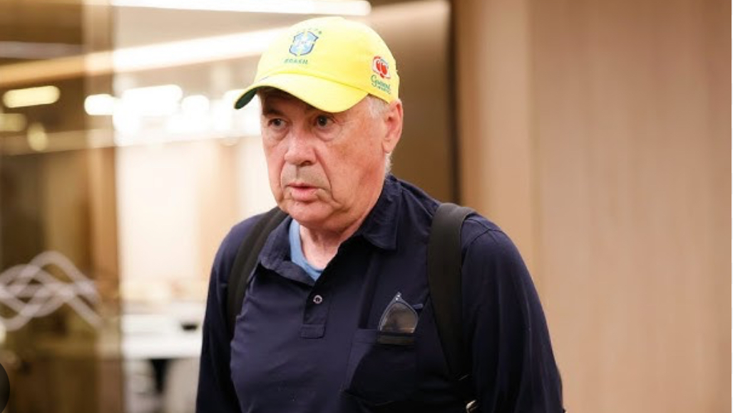Carlo Ancelotti desembarca no Brasil para comandar a seleção brasileira