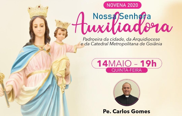 Catedral de Goiânia realiza novena em louvor a Nossa Senhora Auxiliadora