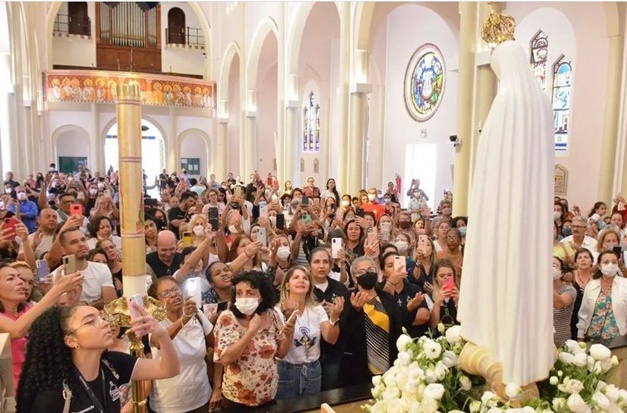 Catedral de Goiânia recebe Imagem Peregrina de Nossa Senhora de Fátima