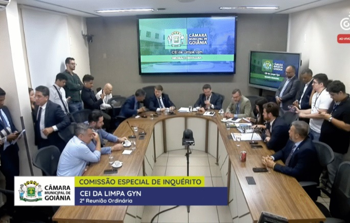 CEI da Limpa Gyn avança em clima de tensão na Câmara de Goiânia