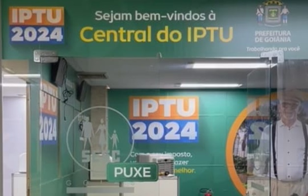 Central do IPTU inicia atendimento presencial nesta segunda (5/2) em Goiânia