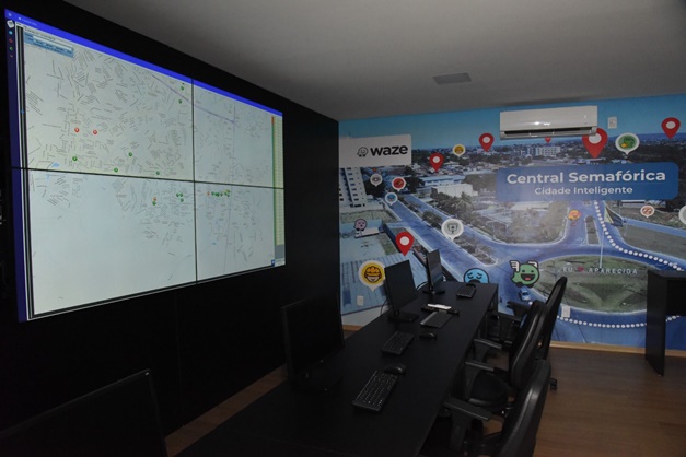 Central tecnológica vai monitorar semáforos em Aparecida de Goiânia 