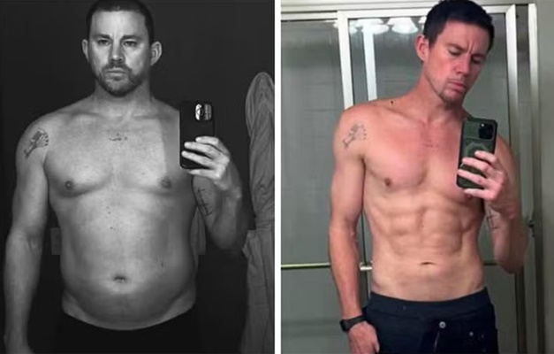 Channing Tatum perde 31 kg para novo filme e mostra antes e depois