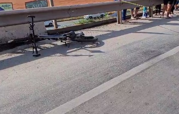 Ciclista morre atropelado em trecho da BR-153 entre Aparecida e Goiânia