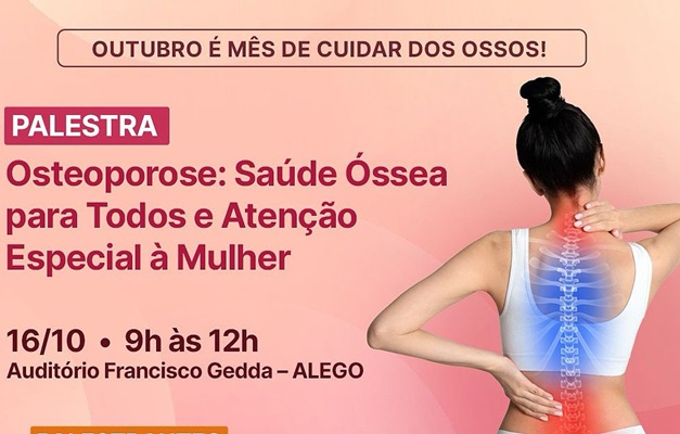 Ciclo de palestras na Alego discute a osteoporose, prevenção e diagnóstico