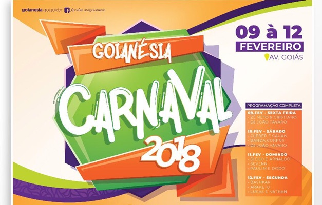 Cidades do interior goiano já se preparam para o Carnaval 2018
