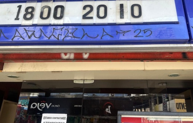 Cine Ritz denuncia vandalismo e critica fechamento da Rua 8 no Centro