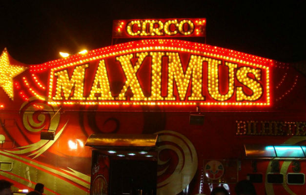 Circo Maximus é opção de atrações circenses tradicionais 