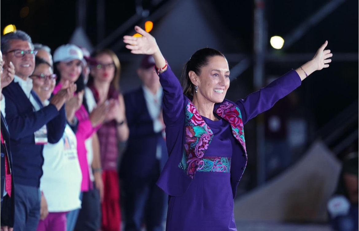 Claudia Sheinbaum é primeira mulher eleita presidente do México