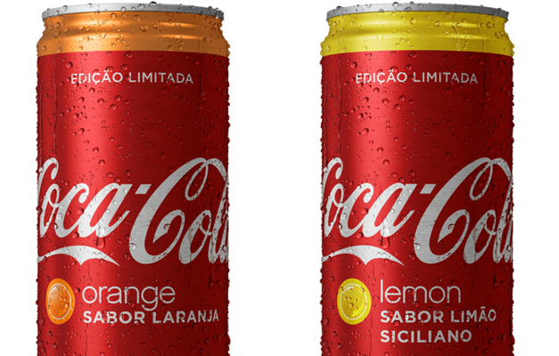 Coca-Cola traz ao Brasil os sabores Laranja e Limão Siciliano