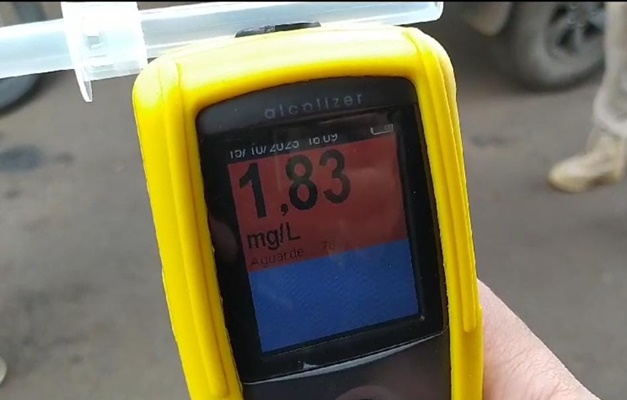 Colombiano bate recorde de embriaguez ao volante em Goiás e é preso
