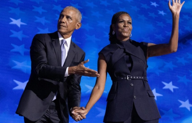 Com Barack e Michelle Obama, Convenção Democrata foca no futuro com Kamala Harris