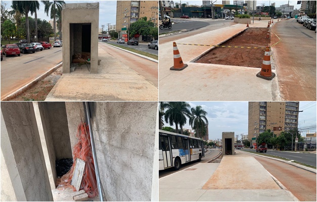 Comerciantes cobram conclusão de obras do BRT na Praça Cívica 