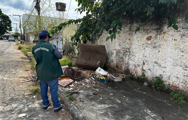 Comurg emite quase 2 mil notificações de descarte irregular de lixo