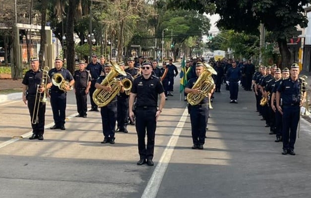 Concerto gratuito celebra 18 anos da banda da Guarda Civil de Goiânia