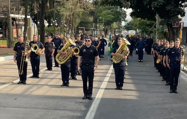 Concerto gratuito vai celebrar 18 anos da banda da Guarda Civil de Goiânia