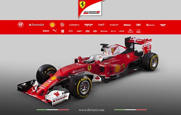 Confiante, Ferrari lança novo carro e resgata uso de faixa branca após 23 anos