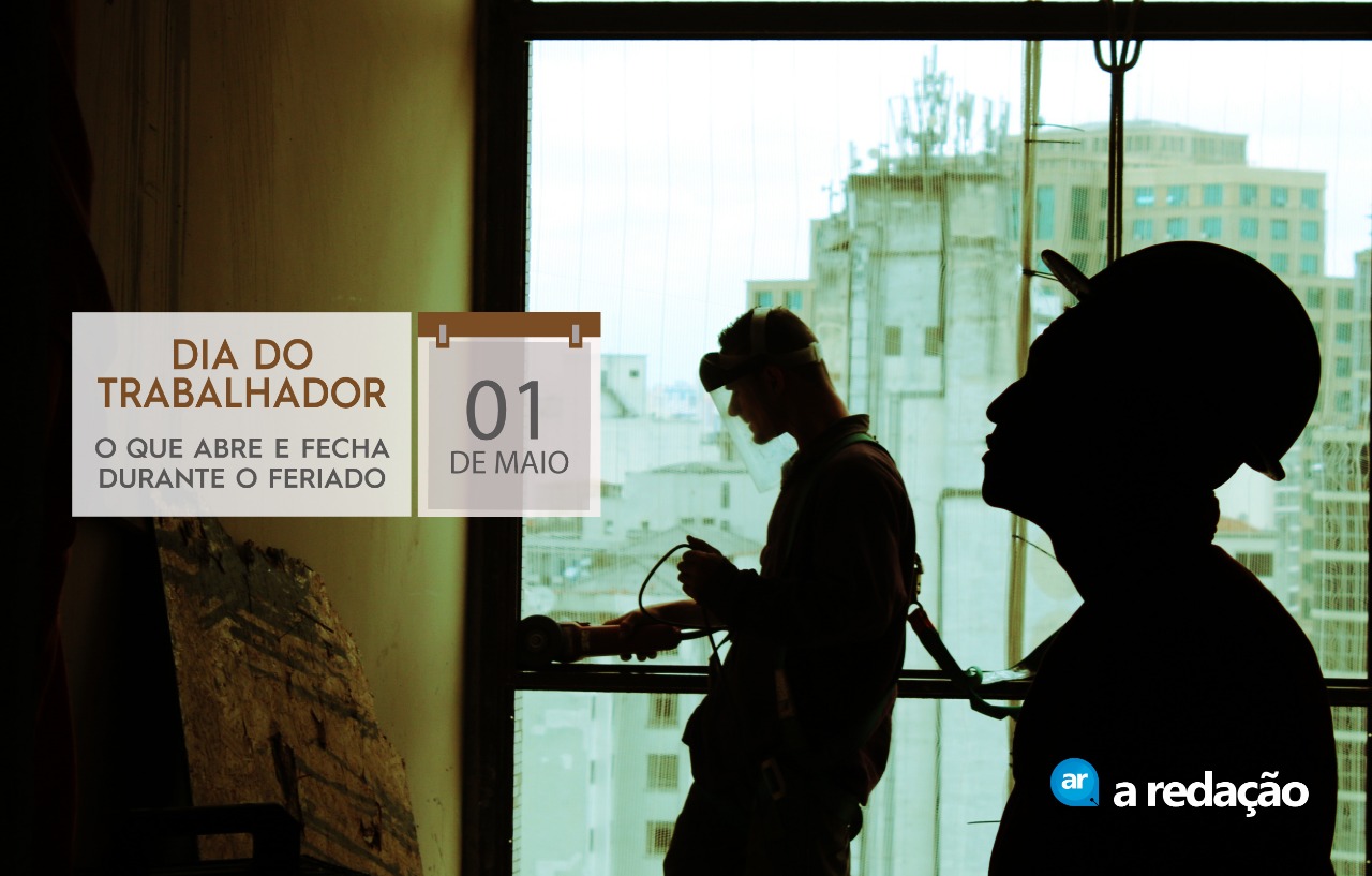 Confira o que abre e fecha em Goiânia neste feriado do Dia do Trabalhador