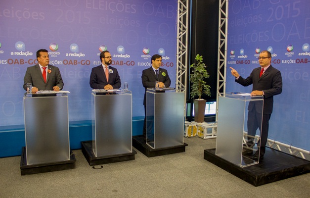 Confira os principais momentos do debate entre os candidatos à OAB-GO