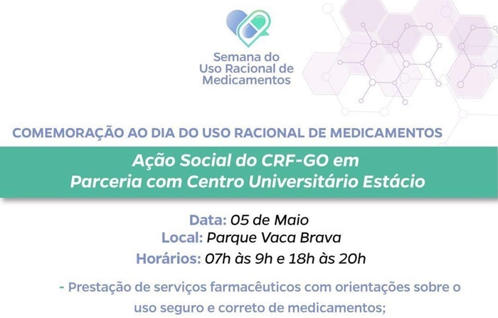 Conselho de Farmácia de Goiás alerta para uso racional de medicamentos