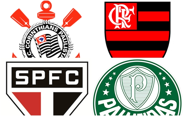 Corinthians, Flamengo, São Paulo e Palmeiras lideram ranking digital