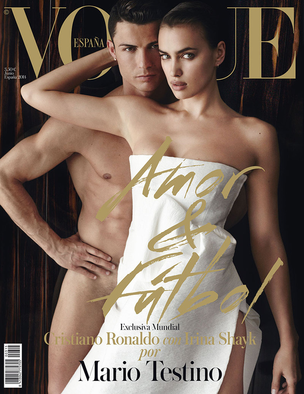 Cristiano Ronaldo posa sem roupa para revista de moda