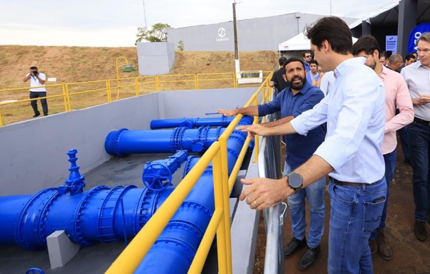Daniel Vilela inaugura ampliação do Sistema de Abastecimento de Água