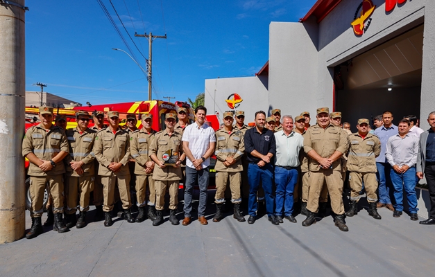 Daniel Vilela inaugura destacamento do Corpo de Bombeiros em Pontalina