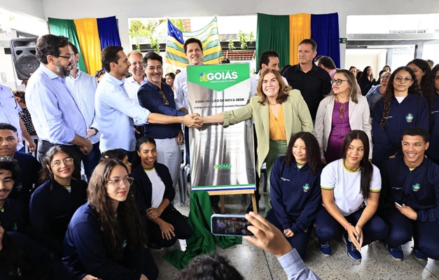 Daniel Vilela inaugura nova sede de escola em Aparecida de Goiânia