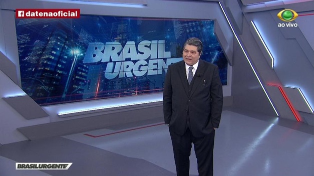 Datena desiste de candidatura ao Senado e retorna ao 'Brasil Urgente'