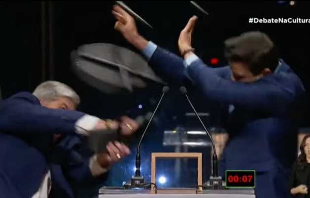 Datena, Marçal e demais candidatos mantêm presença em debate nesta terça após cadeirada