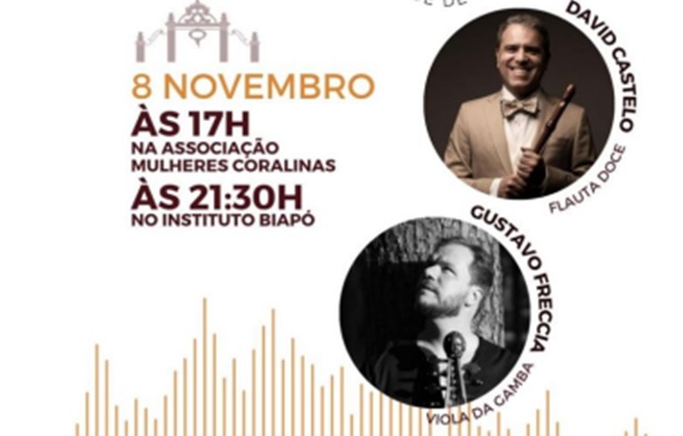 David Castelo e Gustavo Freccia se apresentam na cidade de Goiás