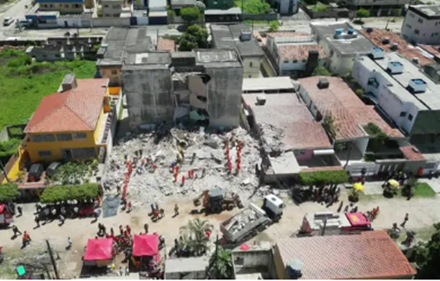 Desabamento em Olinda: sobe para seis o número de mortos
