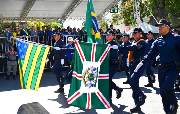 Desfile Cívico-Militar de 7 de Setembro atrai 6 mil pessoas em Goiânia