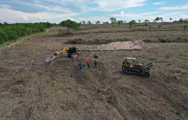 Desmatamento de 78,7 hectares é flagrado em Crixás