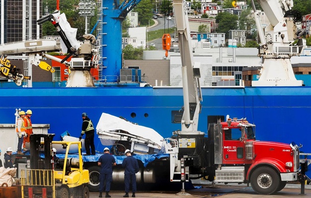 Destroços do Titan são encontrados e levados ao Canadá