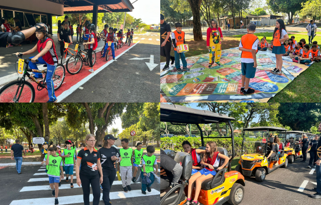 Detran-GO inaugura Mini Cidade para ensinar educação de trânsito às crianças