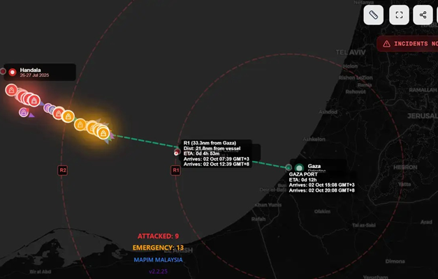 Dez brasileiros estão entre capturados na flotilha de ajuda a Gaza