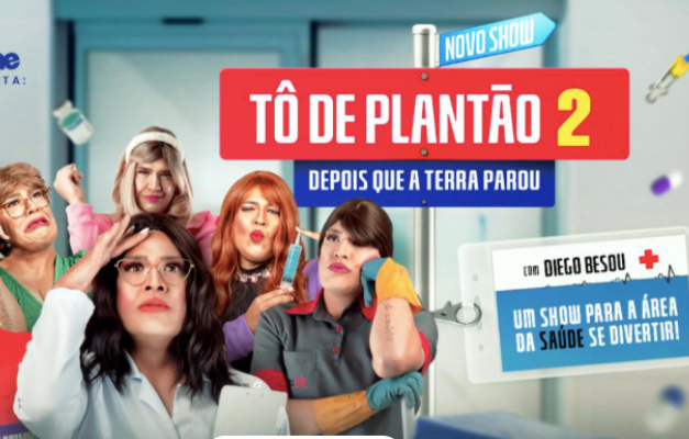 Diego Besou chega a Goiânia com 'Tô de Plantão 2'